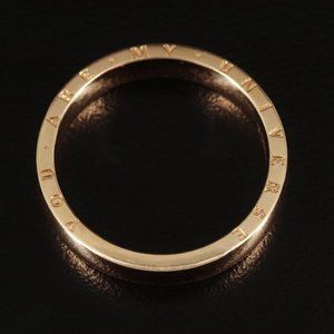 $3950 / ITALY / Alberto Milani Dirce "You Are My Universe" 18k Gold band Ring
